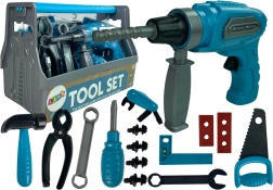Sæt værktøjskasser Sav Boremaskine Blå