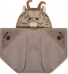 Varmt tæppe med hætte og poteformede lommer Cozy Noxxiez