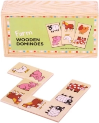 Bigjigs Toys trædomino – gård