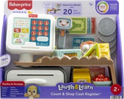 talende kasseapparat Fisher‑Price med scanner og Smart Stages (cz/sk/eng/hu/pl)