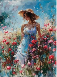 Puslespil Valmuer 1000 brikker