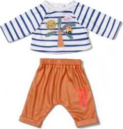 BABY born outfit med palme til dukker 43 cm og bamse