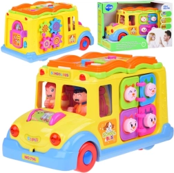 Glad interaktiv bus til børn