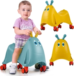 FEBER løbecykel og gåvogn med drejelige hjul 360° til børn 1+