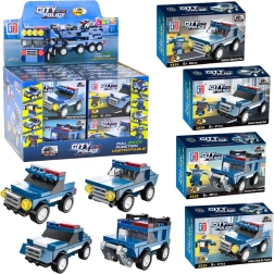 Kreativt byggesæt Byens Politi med træk-op-drev