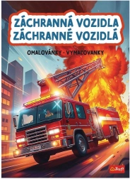 Malerbog – redningskøretøjer 20 × 27,5 cm