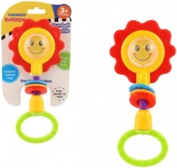 rangle og bidering formet som en blomst, plast, 8 × 19 cm, fra 3 måneder