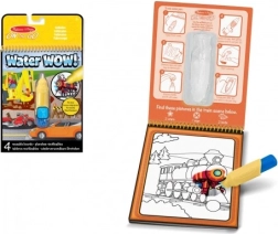 Magisk Maling med Vand Transportmidler Malebog