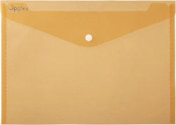 A5 dokumentmappe med trykknap Opaline, orange