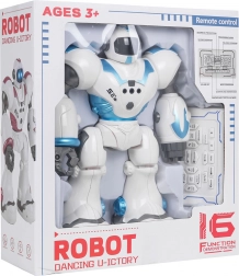 Multifunktionel interaktiv robot U-ICTORY – blå