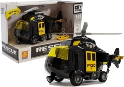 Redningshelikopter på batteri med lys og lyde