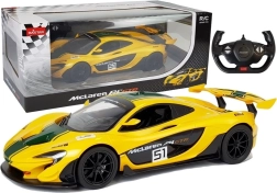 Fjernstyret bil McLaren P1 GTR Rastar 1:14 gul
