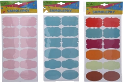 Farverige etiketter til krydderiglas og navneskilt