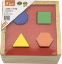 Træform-puslekasse til børn