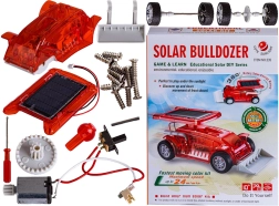 Solcelledrevet bulldozer-byggesæt - 1 stk.