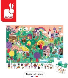 Observationspuslespil i kuffert Eventyr 24 brikker 3+