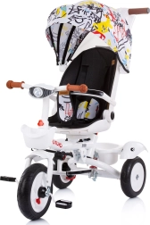 Chipolino trehjulet cykel med kaleche Futuro 2-i-1 Graffiti