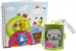 Inky Dinks notesbog og nøglering med Tiskáček-stempel