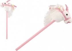 Enhjørning på kæp med plyshoved og lydeffekter