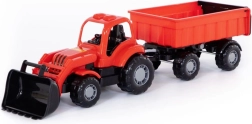 Traktor-læsser med trailer Macher