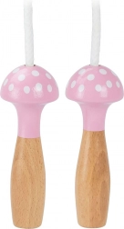 Lyserødt sjippetov med prikker VILAC