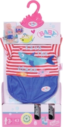 BABY born pyjamas og sko til dukke 43 cm
