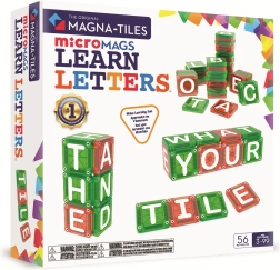 MAGNA-TILES magnetisk byggesæt microMAGS bogstaver, 56 dele