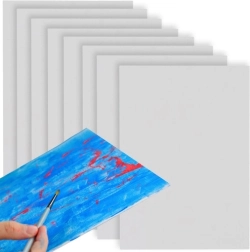 Malerlærred på plade 30 × 40 cm, sæt 8 stk. MAILEO