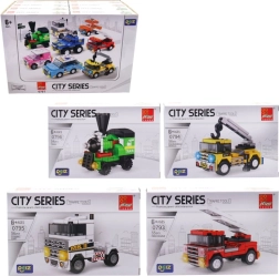 Klodser med transportmidler til børn