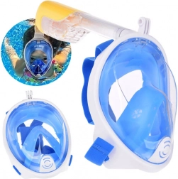 Helmaske til dykning med snorkel S/M