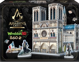 3D puslespil Assassin's Creed Unity: Notre-Dame katedralen 860 brikker