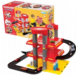Tredobbelt garage med helipad og elevator MOCHTOYS
