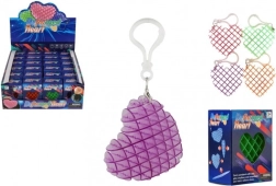 Fidget vedhæng hjerte, der skifter form - antistress