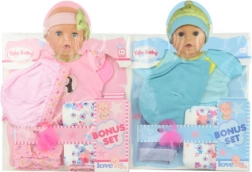 Dukke­tøj til 40 cm dukke med ble og sut