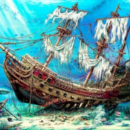 Puslespil forlist skib 1500 brikker