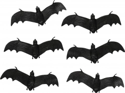 Dekorative gummiflagermus til Halloween