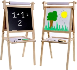 2Kids Toys stor dobbeltsidet magnetisk tavle