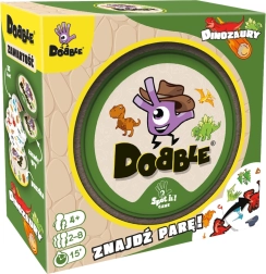 Dobble dinosaurer – hurtigt opfattelsesspil med kort