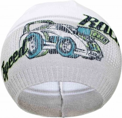 efterår børne hue New Baby Racing grå