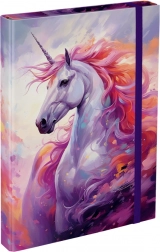 Mapper til skolehæfter A4 Enhjørninge Kongerige BAAGL