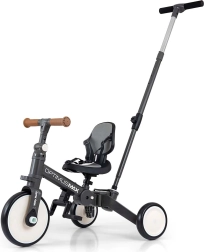 Milly Mally børnecykel 5 i 1 Optimus Max mørkegrå