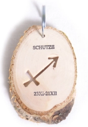 Trævedhæng stjernetegn Skytten small foot