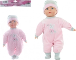 Babydukke pige med lyde 40 cm