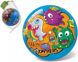 Oppustelig bold Monsters 14 cm i net