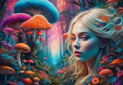 Puslespil Regnbueskoven 1000 brikker