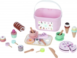 træ-sliksæt sweet cake i boks