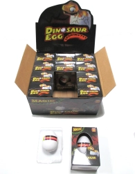 Æg med voksende dinosaur 7 × 5 cm