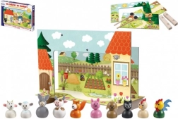 Detoa magnetisk teater med dyr