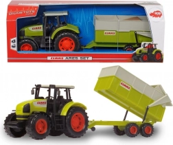 Traktor Claas Ares med trailer