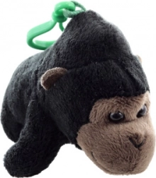 Plysbamse-nøglering gorilla 12 cm